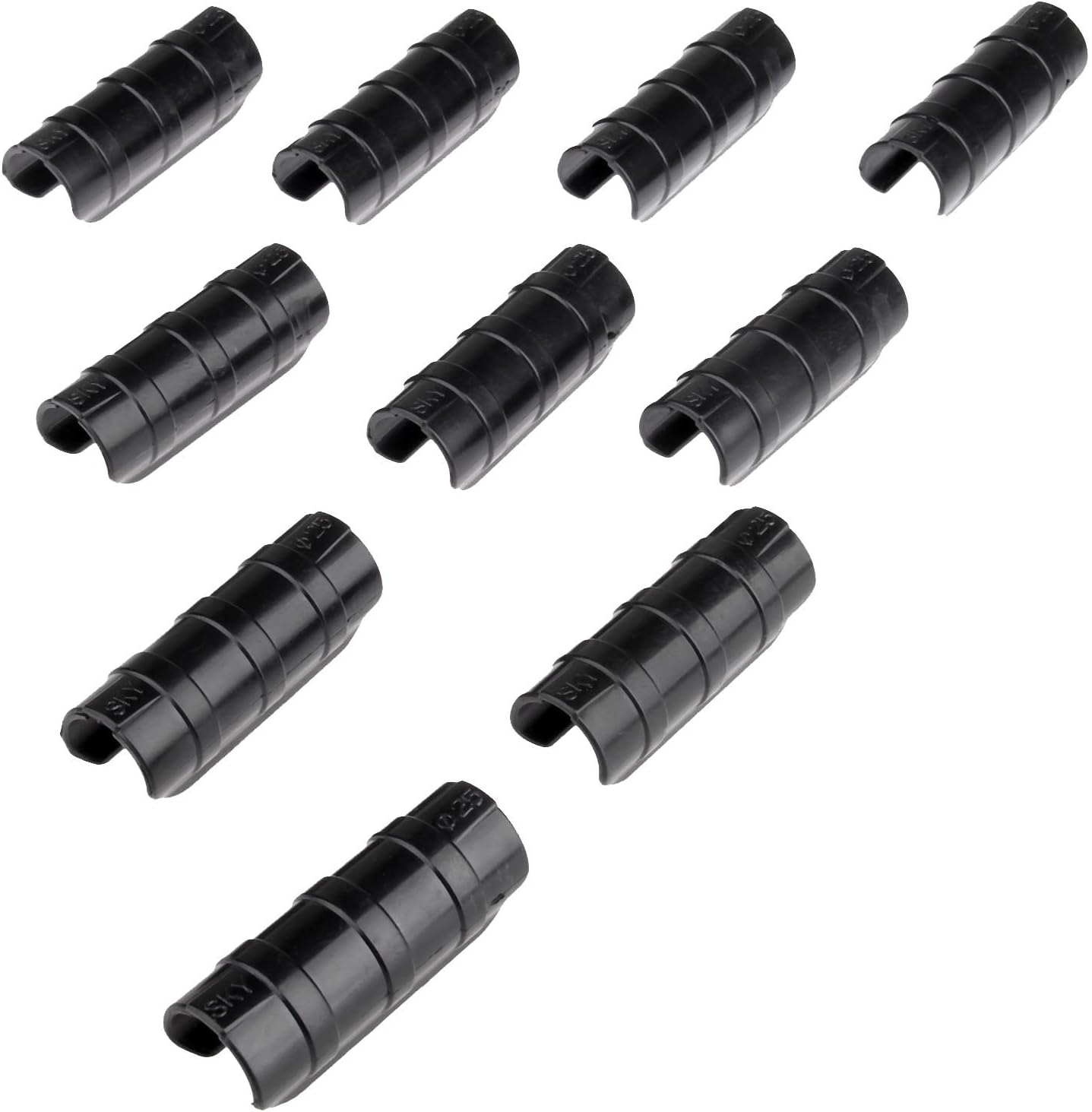 Mtsooning 10pcs Greenhouse Clips, 25mm Garden Netting Clips ABS Plastic Snap Clamps for Film Shade Net & Tunnel Hoops - Image 4