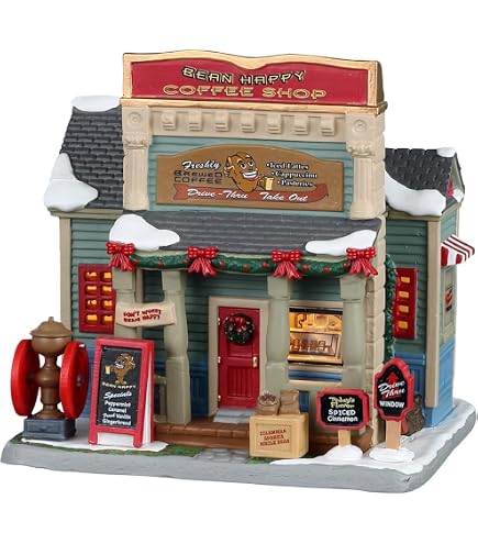 Lemax Hilltop Café – Beleuchtetes Miniaturhaus Für Diorama & Weihnachtsdorf