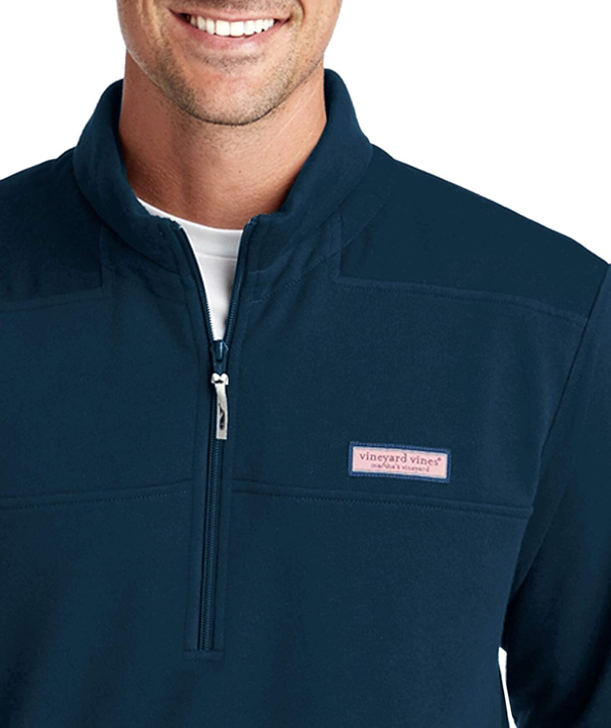 Vineyard Vines Men's Collegiate Shep Shirt Half Zip Pullover at  Men’s Clothing store