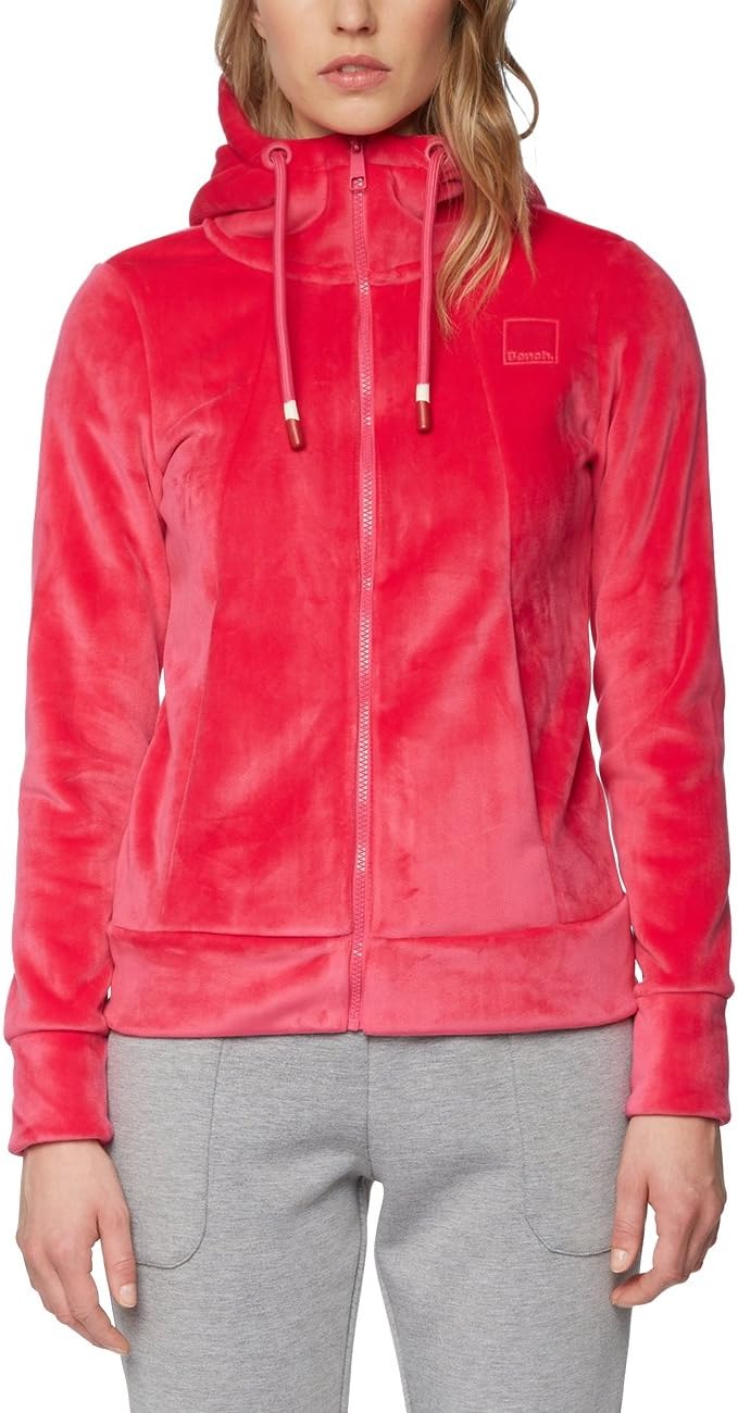 Bench Damen Core Fleece Zip Through Hoody Strickjacke Amazon.de
