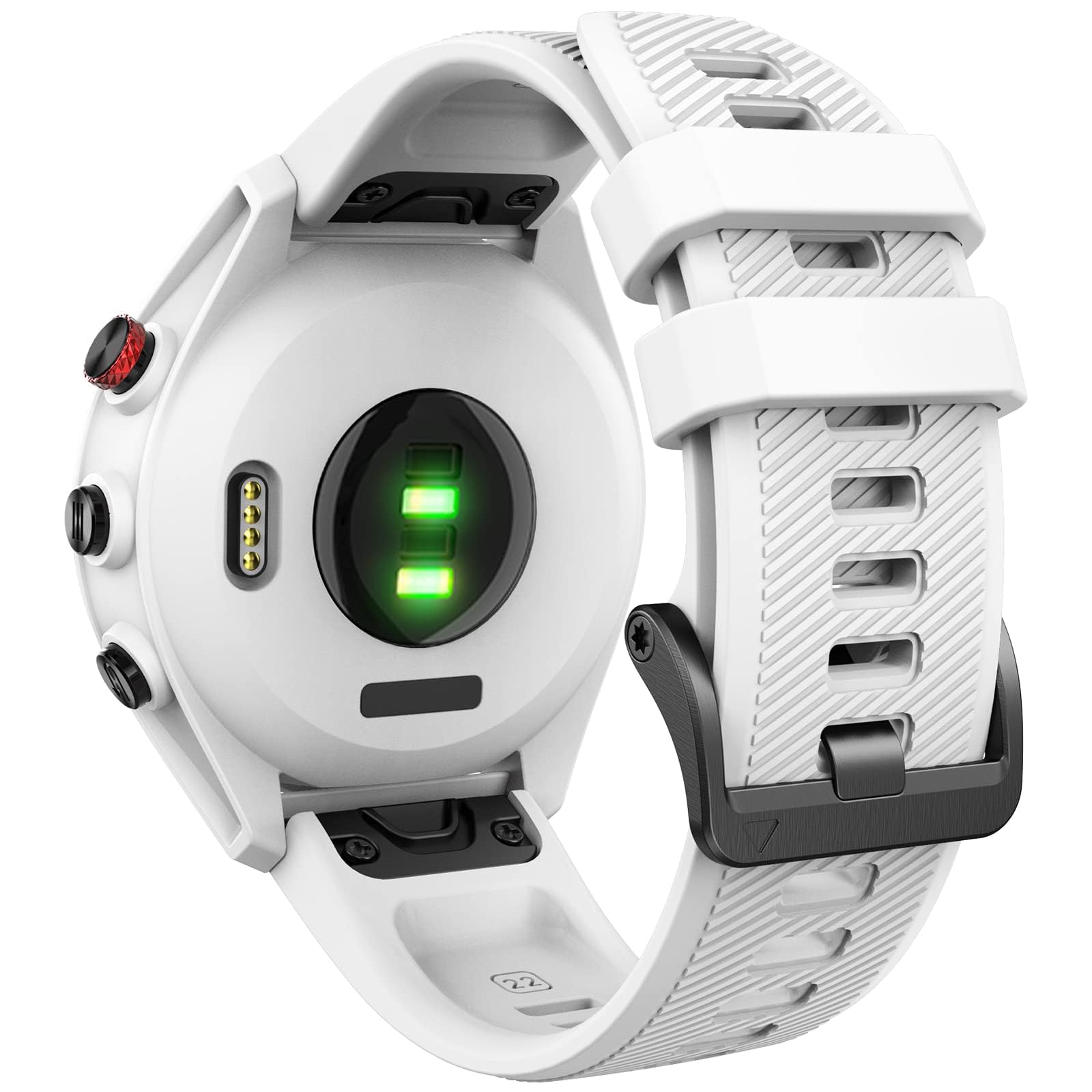 Strap for Garmin Fenix 6/6 Pro/7/7 Pro, 22mm Quick Fit Silicone Strap for Fenix 5 Plus/Fenix 5/Forerunner 935/Forerunner 945/Forerunner 955/Instinct/Instinct 2/ Instinct 2 Solar
