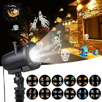 HLDUYIN Christmas Halloween Outdoor Base Light LED Christmas Anime ...