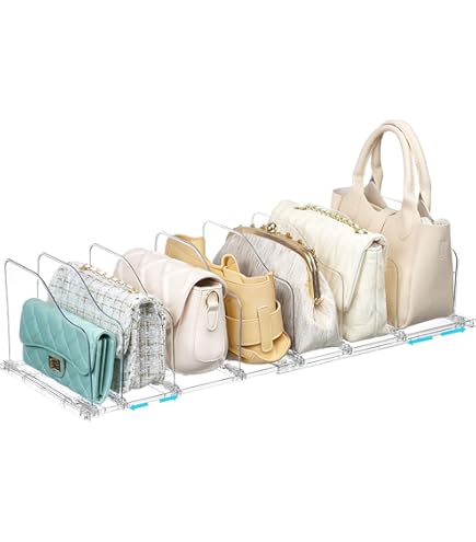 Amazon.com: JOYZAN Stackable Purse Organizer for Closet