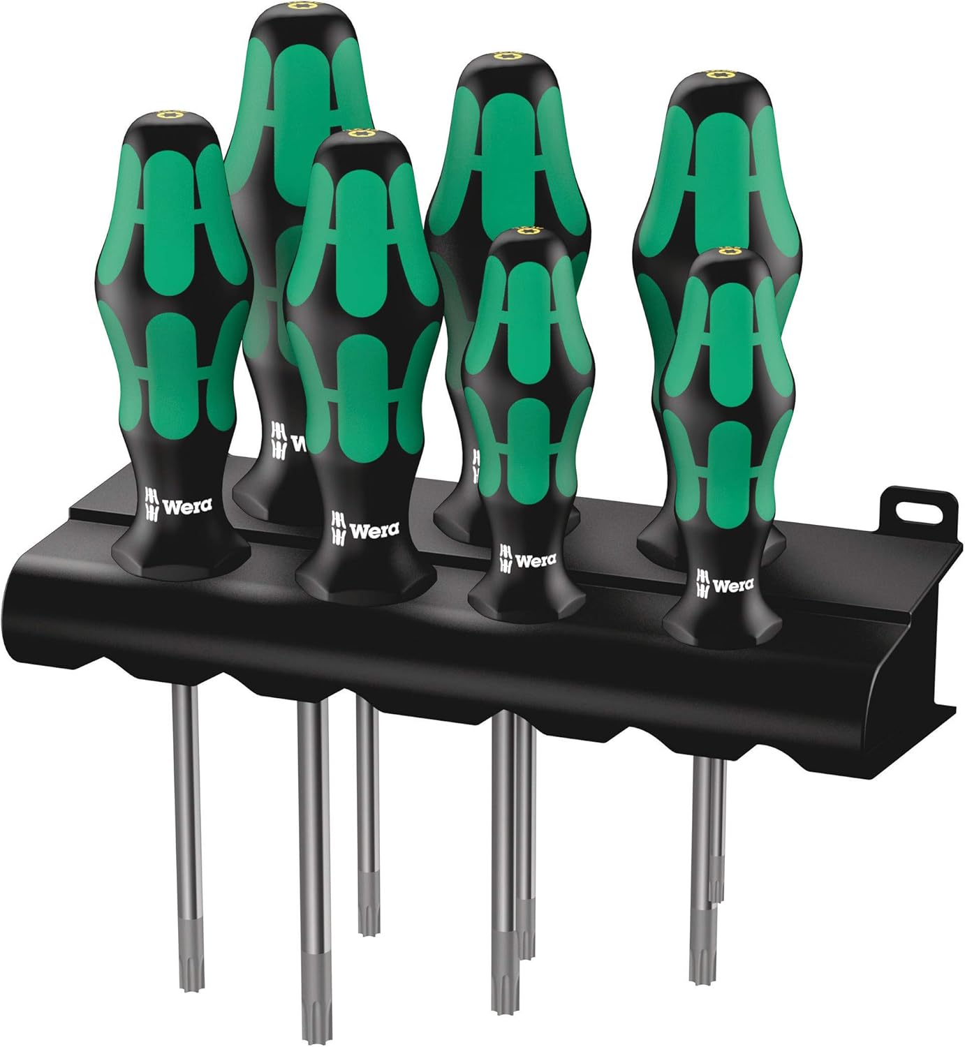 Wera 05223161001 Kraftform Plus 367/7 TORX HF (Holding Function) Screwdriver Set, TX8 to TX30, 6 Piece, Coloured