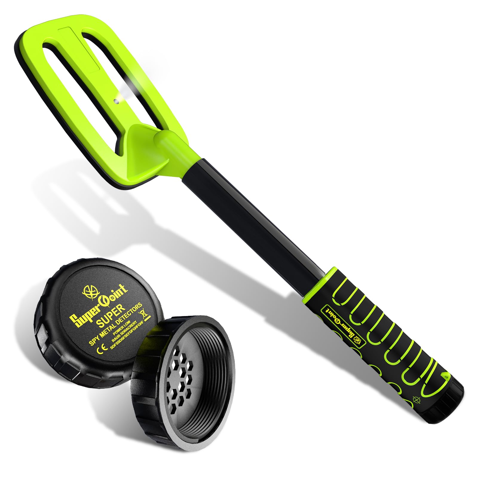 Septpenta Metal Detector, IP68 Waterproof 3 Alarm Mode Underwater Metal Detector, USB Rechargeable, LED Lamp Diving Metal Finder for 30 To 60m Underwater(Green)