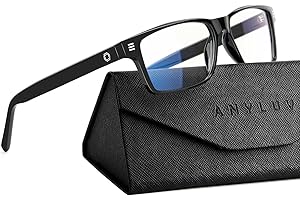 ANYLUV Blue Light Glasses for Men & Women, Lightweight Stylish Blue Light Blocking Glasses, Eye Strain Relief Eye Protection