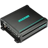 Kicker 48KMA1502 KMA150.2 2x75w 2-Ch Weather-Resistant Full-Range Amplifier | Weather-resistant design powers boat UTV or motorcycle speakers, full-range output, compact footprint, easy install