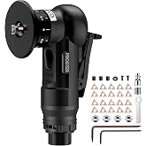 Proster Pneumatic Chamfer Air Deburring Tool 30000 RPM 22Pcs Dual-Blade | 30000 RPM R-round + C-square (22 pcs) 0.1-1.5mm Chamfer 4-speed Control For metal, wood, PVC Quick-Change Design