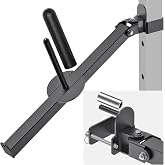 SELEWARE T Bar Row Landmine Attachment Belt Squat Attachment for Power Cage | Heavy Duty Powder Coated Steel Structure Support up to 600 lbs, Power Rack Attachment Fits 1"/2" Barbells &amp; Weight Plates