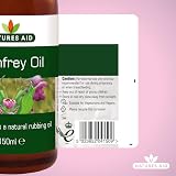 Natures Aid Comfrey Oil 150ml Natural Rubbing Oil for Skin & Muscle Wellness view 6