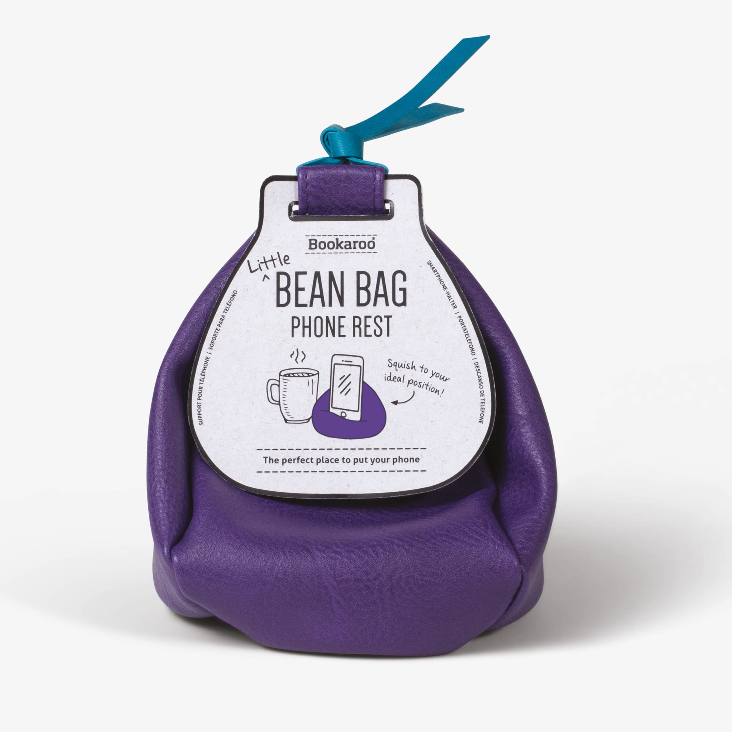 IF Bookaroo Little Bean Bag Phone Rest - Purple — image 1