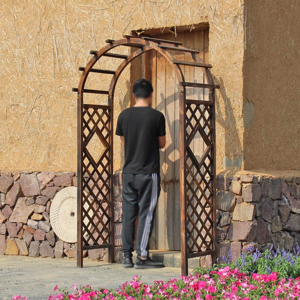 XLOO Enrejado de Madera para Arcos de jardín, Enrejado de Madera ...