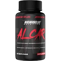 Bigmuscles Nutrition ALCAR (ACETYL L-CARNITINE 1000mg Per Serving) | 60 Servings | Weight Loss | Natural Fat Burner | Muscle Recovery | Memory & Focus - Zero Fillers | Lasts 60 Days