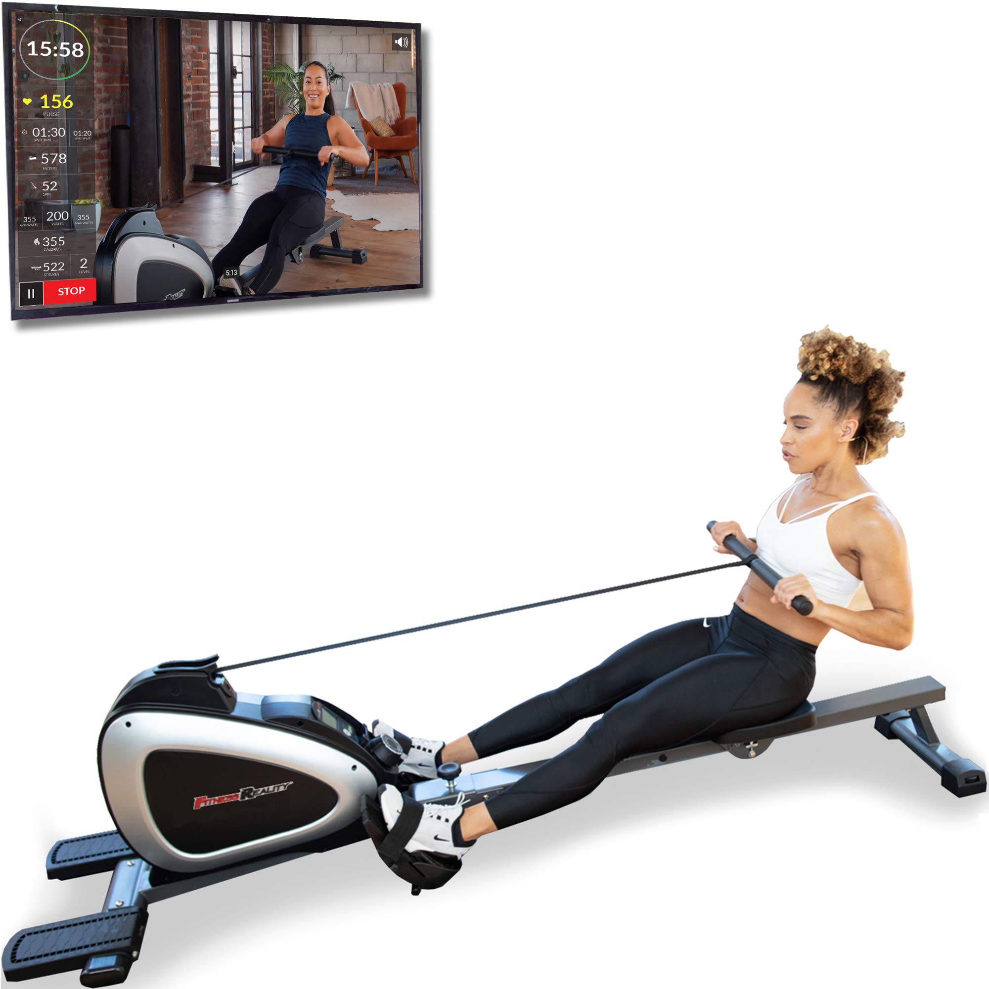 Fitness Reality 1000 Plus Bluetooth Magnetic Rowing Rower With Extended Optional Full Body Exercises Buy Online In India At Desertcart