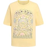 Billabong Girls Premium Short Sleeve Oversized Fit Graphic T-Shirt