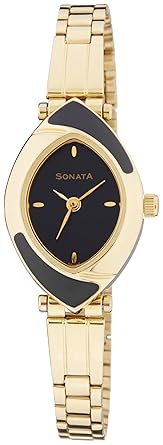 Analog Black Dial Women's Watch -NK8069YM04