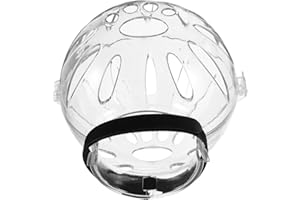 Alipis Small Soft Cat Helmet for Surgery, Breathable Kitten Hood Preventing Biting and Licking, Protective