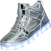 Kids Light up Shoes Led Shoes for Boys Girls USB Charging Flashing Trainers High Top Sneakers