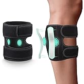 Oyakin Sciatica Pain Relief Devices Brace, Sciatic Nerve Knee Brace with Dual Adjustable Pressure Pads Targeted Compression, Sciatic Ease Calf Brace for Lower Back Pain Relief, Fits for Men and Women