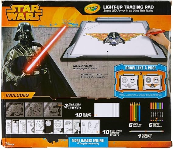 crayola light up tracing pad star wars