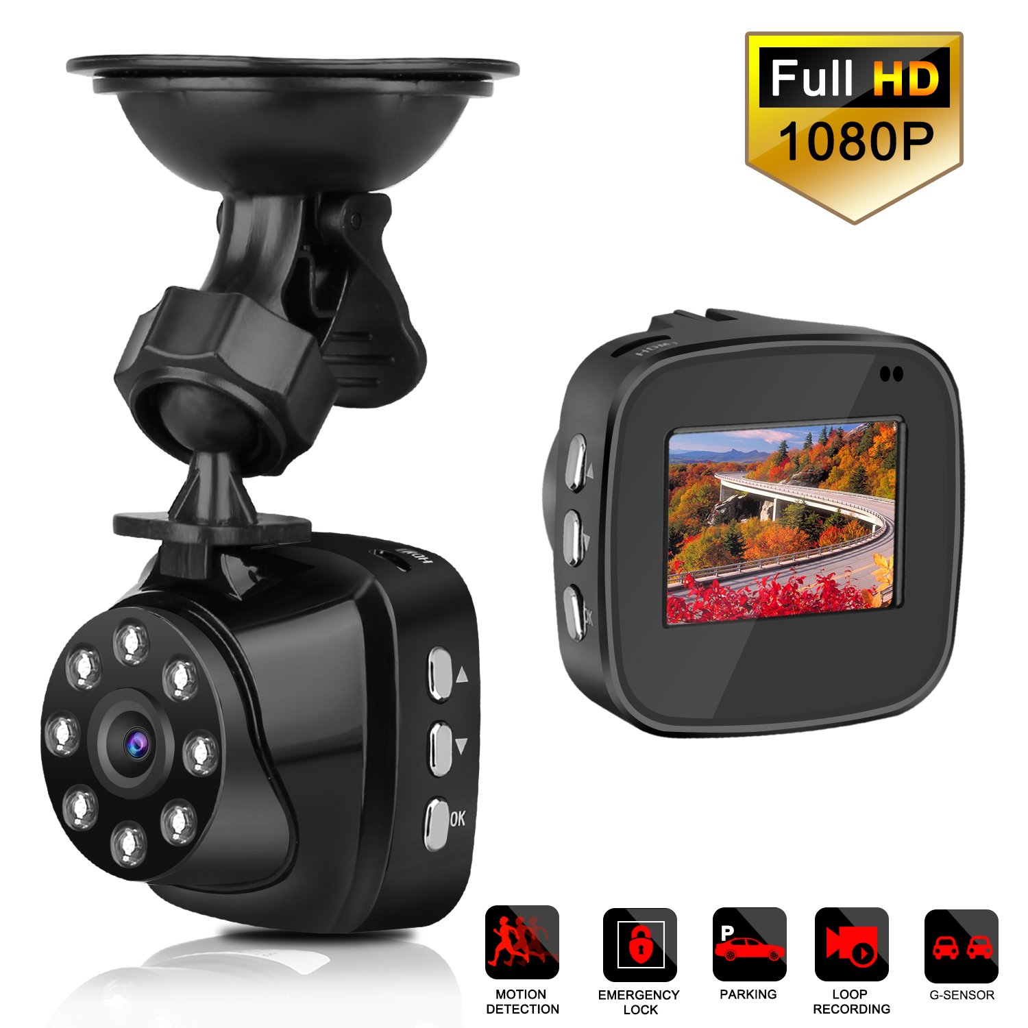 衝撃特価 Guanchi B078qcstk1 Tfカード Gb 16 センサーナイトビジョンループ録画駐車監視 Include ワイドアングルサポートg 1080p車dvrカメラレコーダー170 Miniハイエンド車ダッシュカム1 5インチlcd表示フルhd ドライブレコーダー本体 Csam Archives Gov Ua