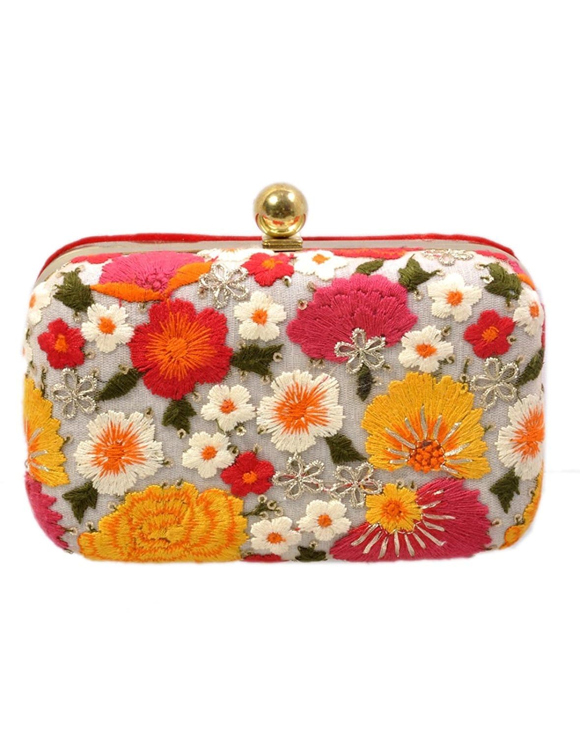 duchess women's cotton clutch (multi)