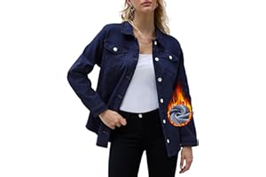 Yewfirm Sherpa Jacket Women Fleece Lined Denim Jacket Womens Jean Jacket Trendy Winter Coats