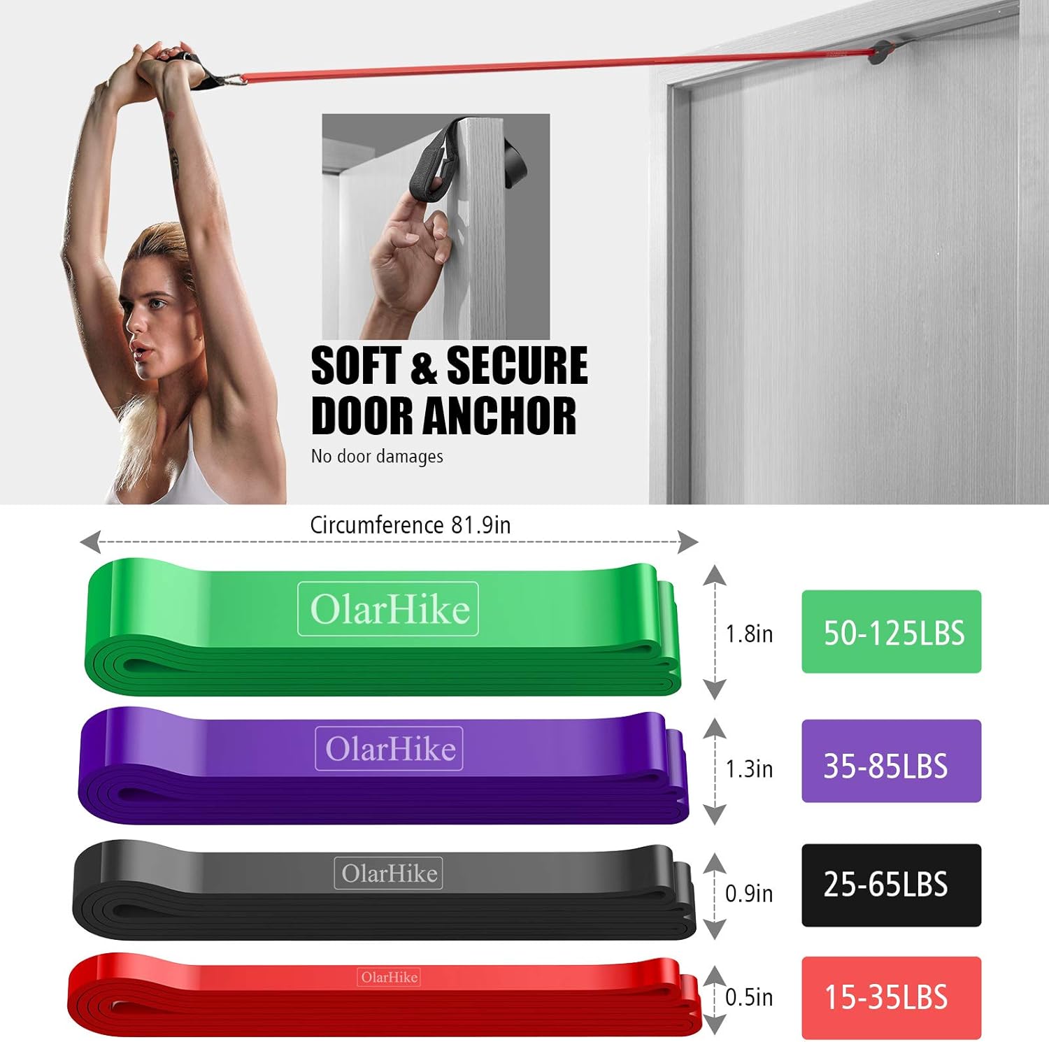 Resistance Bands, Pull Up Bands Set for Working Out, Exercise Bands and Workout Bands for Men & Women : Sports & Outdoors