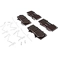 ACDelco Silver 14D976CHF1 Ceramic Front Disc Brake Pad Set with Clips
