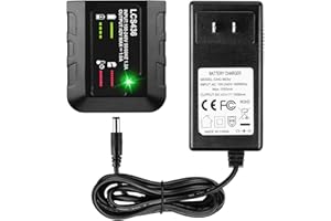 AYTXTG 40V Battery Charger LCS36 LCS40 Replacement for Black and Decker 36v 40V Max Lithium Battery Charger LBXR36 LBX36 LBXR2036 LBX1540 LBX2040 LBX2540 Black Decker 40 Volt
