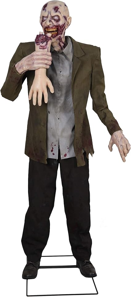 Amazon Com Spirit Halloween 6 Ft Flesh Eating Zombie Animatronic Health Personal Care Amazon Com Spirit Halloween 6 Ft Flesh Eating Zombie Animatronic Health Personal Care