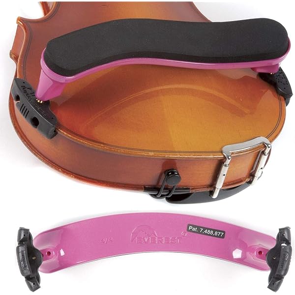 Spalliera Per Violino Everest EZ-4A - Regolabile 4/4 E 3/4, Nero - Foto 3