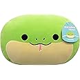 Squishmallows Original 12-Inch Amalie Green Spotted Snake Stackables - Official Jazwares Plush