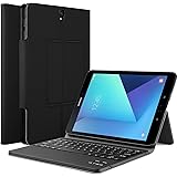 Samsung Galaxy Tab S3 9.7 Tablet Keyboard Case(QWERTY), iBetter Samsung Galaxy Tab S3 9.7 SM-T820 / T825 2017 Tablet Bluetooth Keyboard Portfolio Case- DETACHABLE Bluetooth Keyboard Stand Case / Cover for Samsung Galaxy Tab S3 9.7 SM-T820 / T825 2017 Tablet (BLACK)