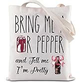 ZJXHPO Soda Tote Bag Soda Addict Reusable Grocery Shopping Bag Vodka Drinker Shoulder Bag Soda Drinking Lover Gift (Pretty Tote), Medium