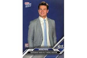 GENERIC 2024 Topps Now Draft Football #D-3 Drake Maye Rookie Card - Only 5,732 made!