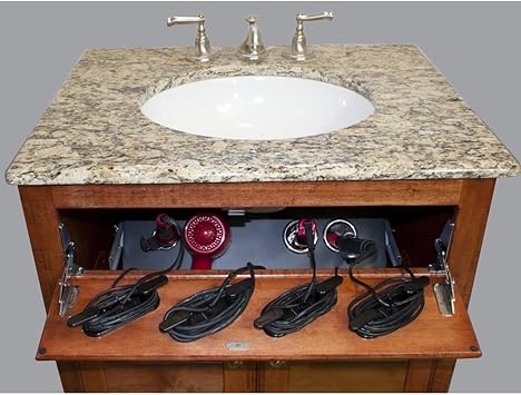 Amazon Com Pojjo Vanity Valet Secret Plus Curling Iron Flat Iron Hair Dryer Holder Home Improvement