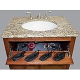 POJJO - Vanity Valet Secret Plus - Curling Iron, Flat Iron, Hair Dryer Holder