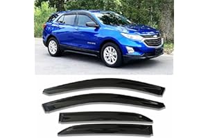 DARODCAR Side Window Visors Rain Guards Vent Deflectors for Chevrolet Equinox 2018 2019 2020 2021 2022 2023 2024 Window Vents Shield Sun Shades 4-pc Set
