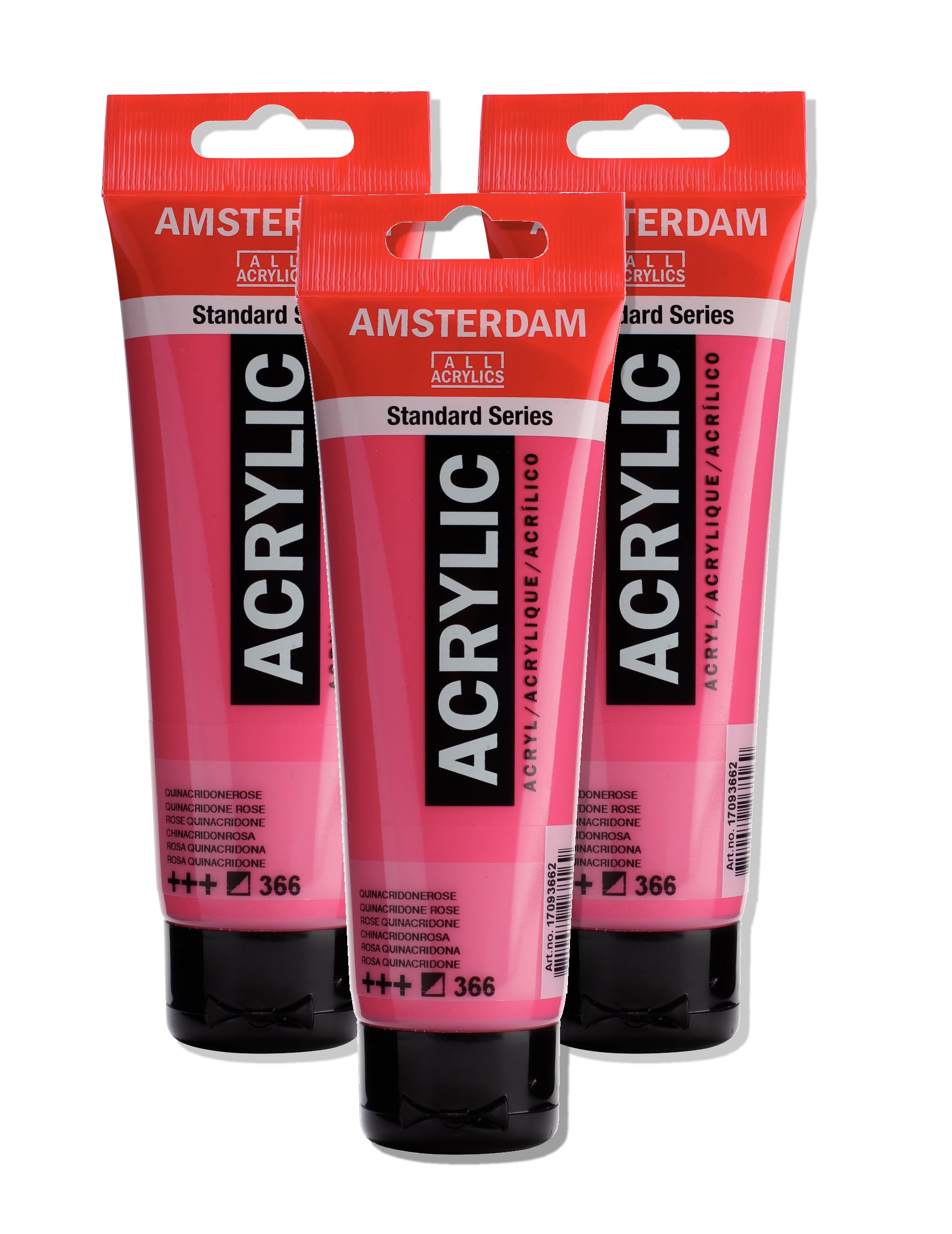 Amsterdam Standard Series Acrylic Tube 120 ml Quinacridone Rose 366 (17093662) — image 1