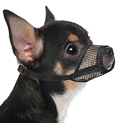 Mayerzon Dog Muzzle, Soft Mesh Muzzles for Small
