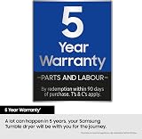 Samsung Series 5 DV80CGC0A0ABEU Heat Pump Tumble Dryer 8kg OptimalDry view 6