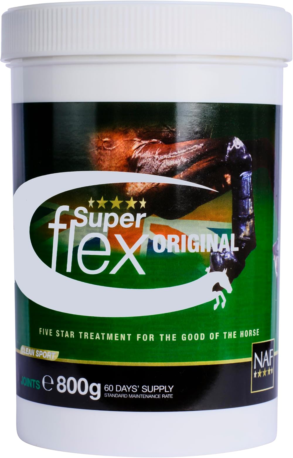 NAF Five Star Superflex 800g Joint Support for Horses with Glucosamine