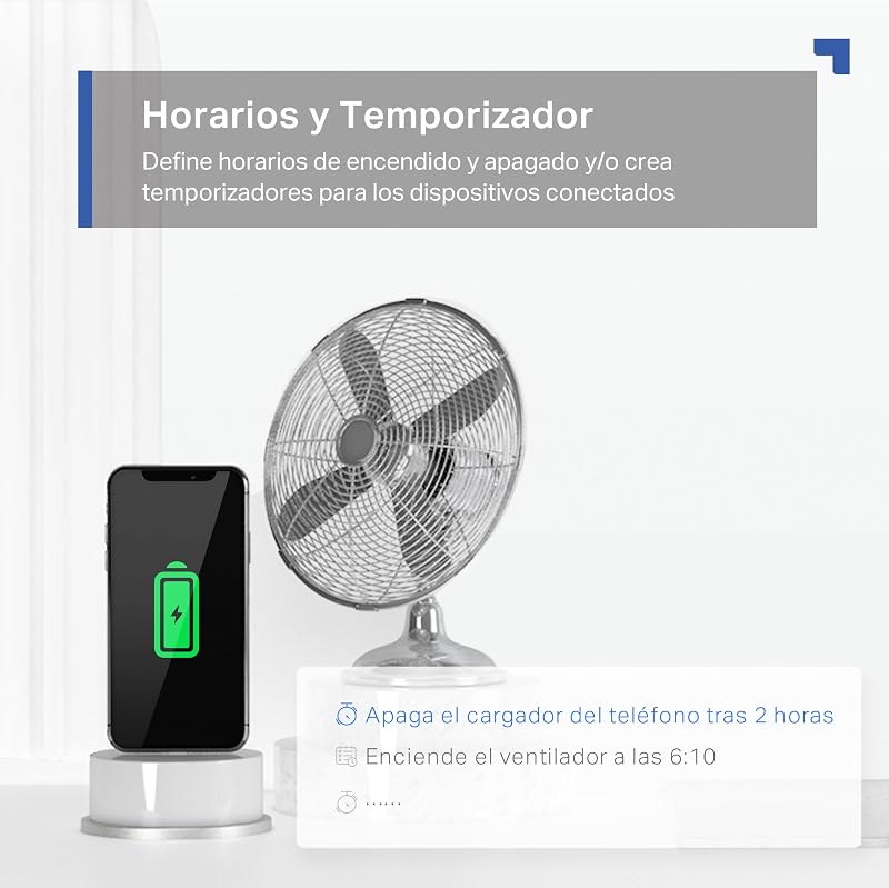 P100 (4-Pack) - Enchufe Inteligente WiFi, Programable, Control App/Voz