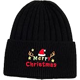 I·D Good Figure Winter Beanie Hat for Men & Women, Soft Stretchable Knit Cuffed Skull Cap, Warm Fleece Lined Cold Weather Cap