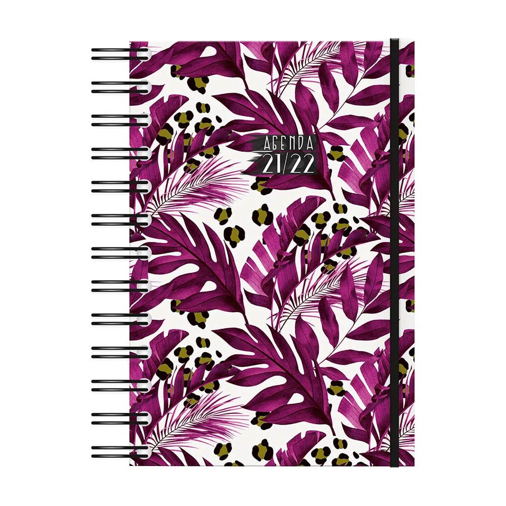 Floral Diary Purple 12.5 x 17.5 cm BOUCHUT