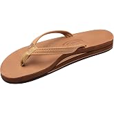 Rainbow Sandals Ladies Luxury Leather - Double Layer Arch Support with 1/2" Narrow Straps