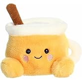 Aurora® Festive Palm Pals™ Mac Apple Cider™ Stuffed Animal - Fun Collectible Plush for Kids and Adult Collectors - Perfect for Holiday Decorations or Gifts - Orange 5 Inches