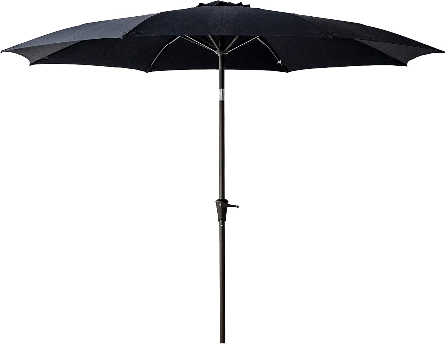 Amazon Com C Hopetree 11 Ft Outdoor Patio Market Umbrella With Tilt Black Garden Outdoor