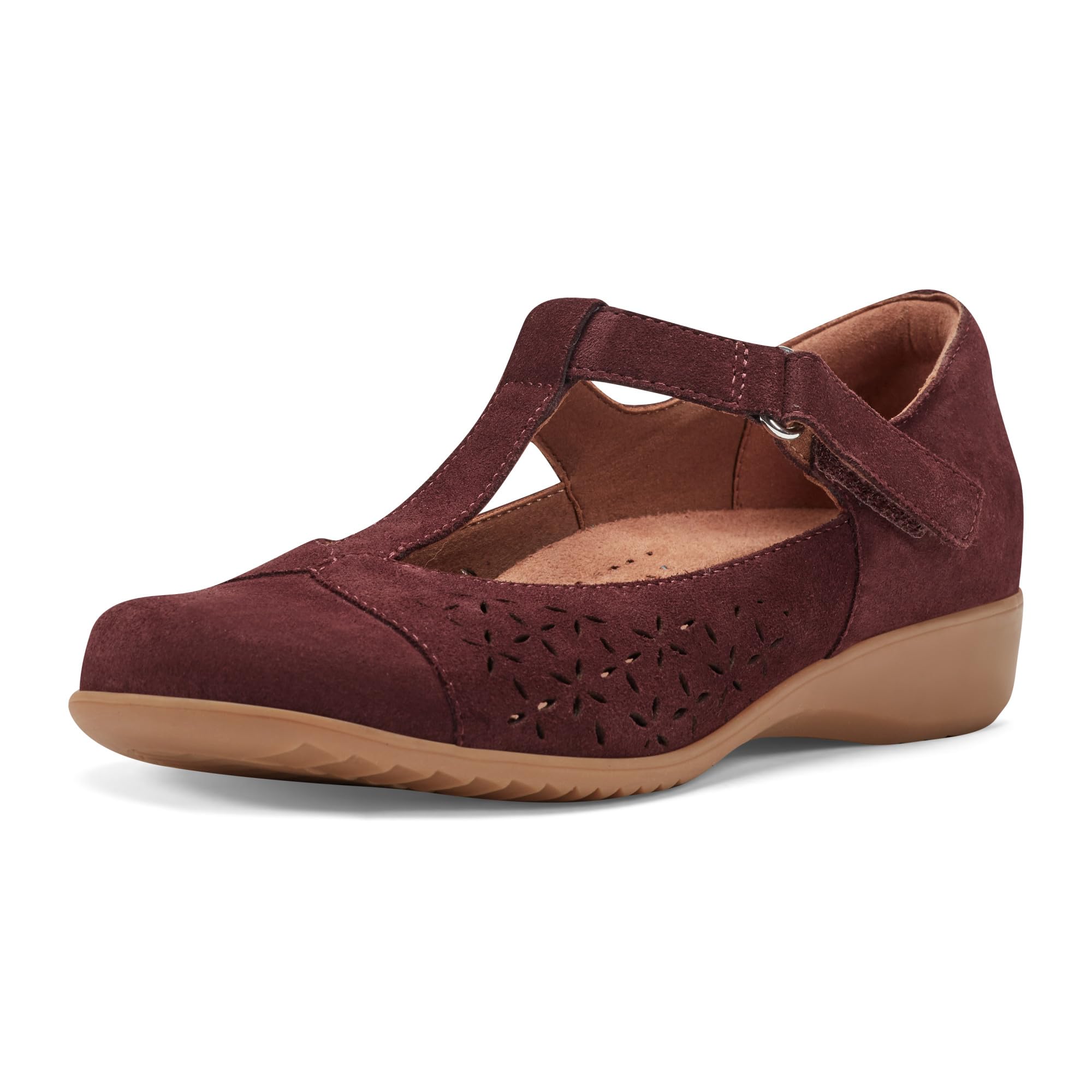 Cobb Hill Rowen Women’s Slip On, 9.5 C/D US, Wine-Suede